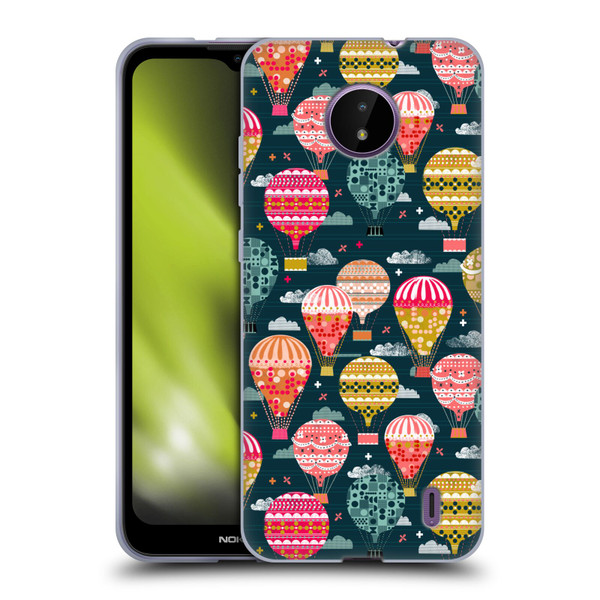 Andrea Lauren Design Assorted Hot Air Balloon Soft Gel Case for Nokia C10 / C20