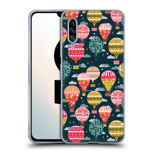 Andrea Lauren Design Assorted Hot Air Balloon Soft Gel Case for Samsung Galaxy A90 5G (2019)