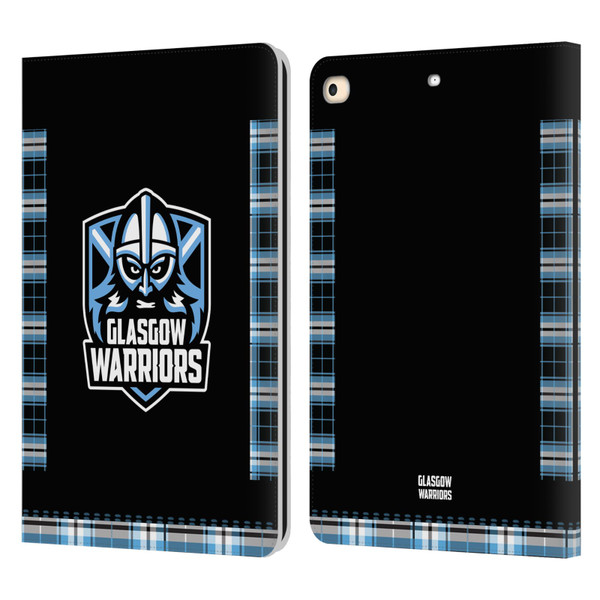 Glasgow Warriors 2020/21 Crest Kit Home Leather Book Wallet Case Cover For Apple iPad 9.7 2017 / iPad 9.7 2018