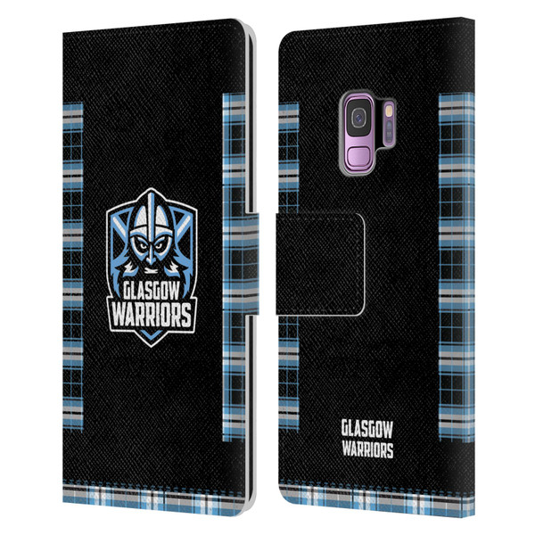 Glasgow Warriors 2020/21 Crest Kit Home Leather Book Wallet Case Cover For Samsung Galaxy S9
