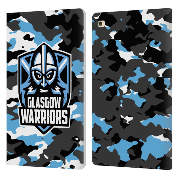 Glasgow Warriors Logo 2 Camouflage Leather Book Wallet Case Cover For Apple iPad mini 4