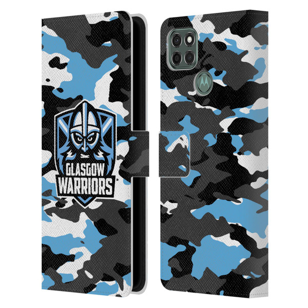 Glasgow Warriors Logo 2 Camouflage Leather Book Wallet Case Cover For Motorola Moto G9 Power