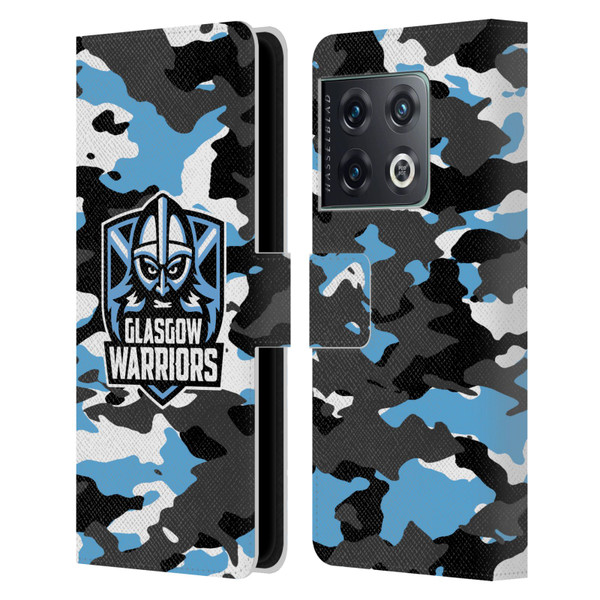 Glasgow Warriors Logo 2 Camouflage Leather Book Wallet Case Cover For OnePlus 10 Pro
