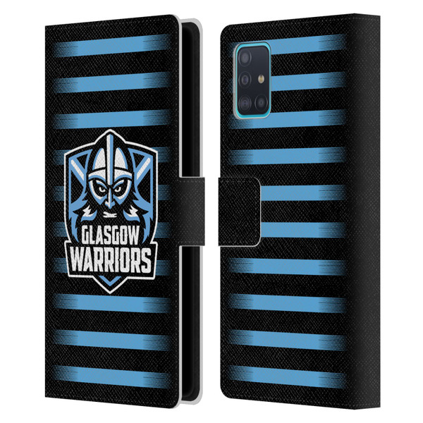 Glasgow Warriors Logo 2 Stripes Leather Book Wallet Case Cover For Samsung Galaxy A51 (2019)