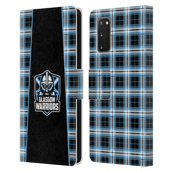 Glasgow Warriors Logo 2 Tartan Leather Book Wallet Case Cover For Samsung Galaxy S20 / S20 5G