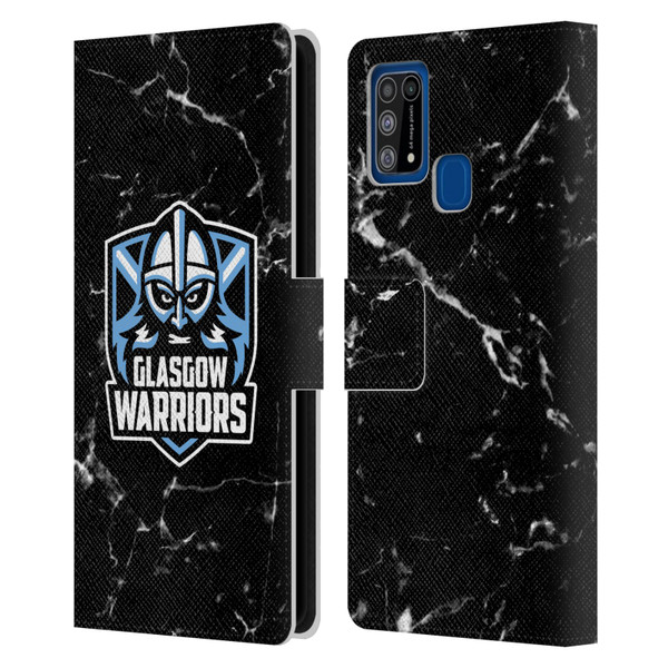 Glasgow Warriors Logo 2 Marble Leather Book Wallet Case Cover For Samsung Galaxy M31 (2020)