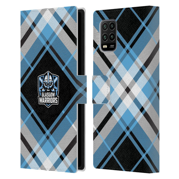 Glasgow Warriors Logo 2 Diagonal Tartan Leather Book Wallet Case Cover For Xiaomi Mi 10 Lite 5G