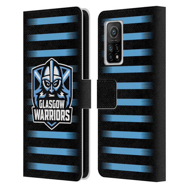 Glasgow Warriors Logo 2 Stripes Leather Book Wallet Case Cover For Xiaomi Mi 10T 5G