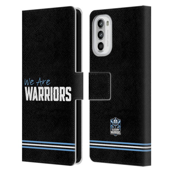 Glasgow Warriors Logo We Are Warriors Leather Book Wallet Case Cover For Motorola Moto G52