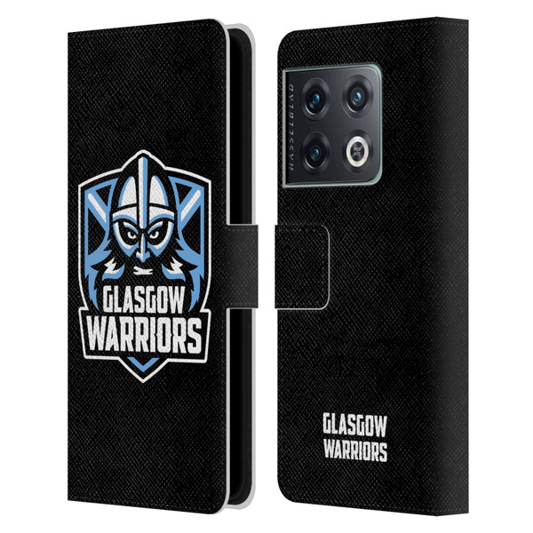 Glasgow Warriors Logo Plain Black Leather Book Wallet Case Cover For OnePlus 10 Pro