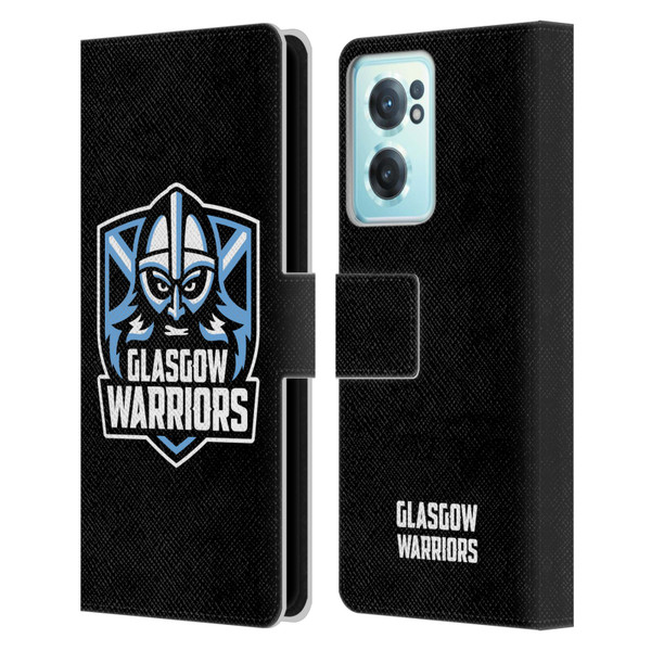Glasgow Warriors Logo Plain Black Leather Book Wallet Case Cover For OnePlus Nord CE 2 5G