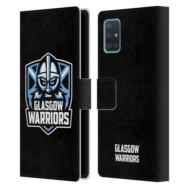 Glasgow Warriors Logo Plain Black Leather Book Wallet Case Cover For Samsung Galaxy A51 (2019)