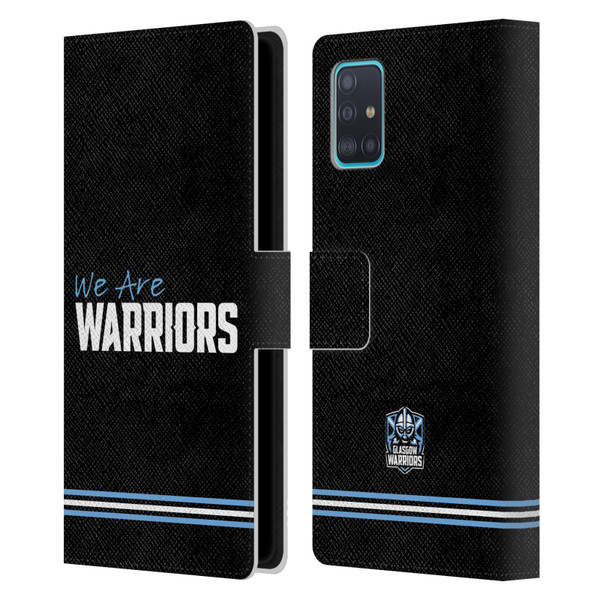 Glasgow Warriors Logo We Are Warriors Leather Book Wallet Case Cover For Samsung Galaxy A51 (2019)