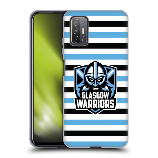 Glasgow Warriors Logo 2 Stripes 2 Soft Gel Case for HTC Desire 21 Pro 5G