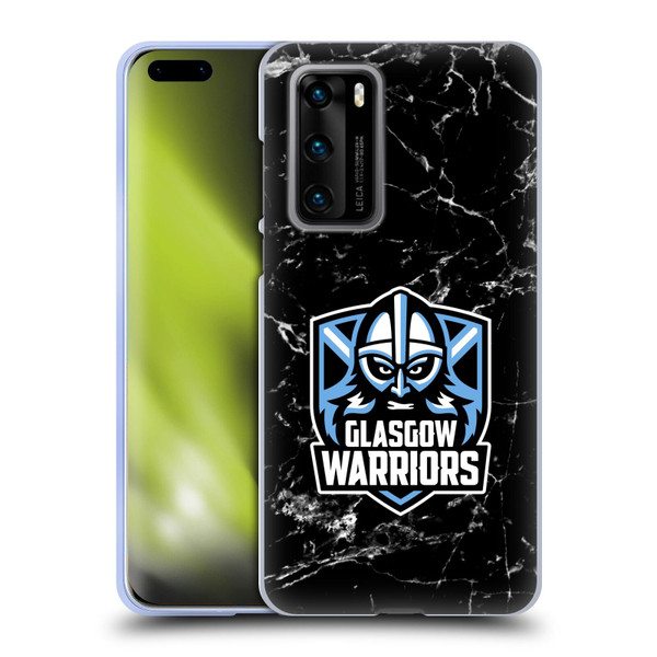 Glasgow Warriors Logo 2 Marble Soft Gel Case for Huawei P40 5G