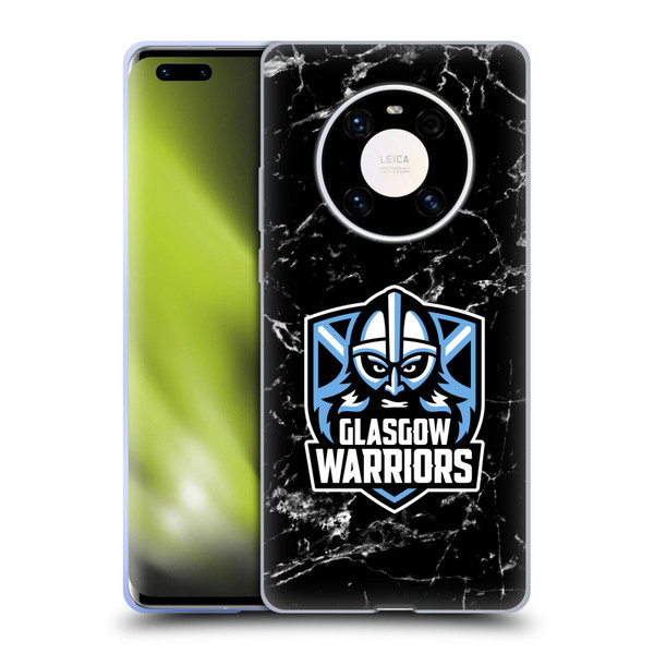 Glasgow Warriors Logo 2 Marble Soft Gel Case for Huawei Mate 40 Pro 5G