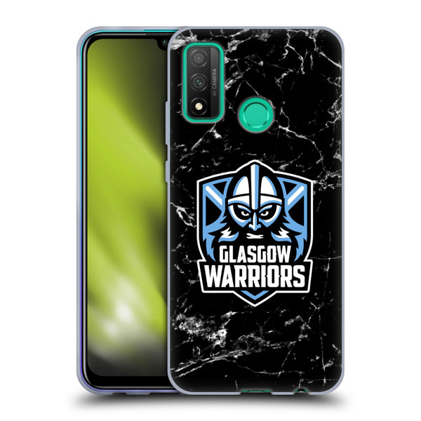 Glasgow Warriors Logo 2 Marble Soft Gel Case for Huawei P Smart (2020)