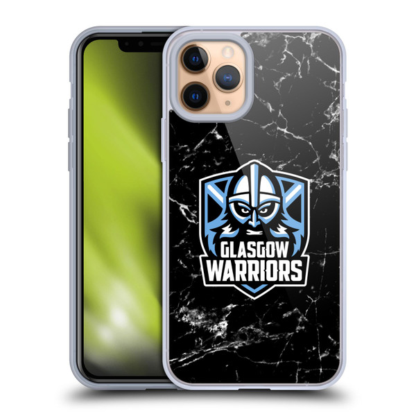 Glasgow Warriors Logo 2 Marble Soft Gel Case for Apple iPhone 11 Pro