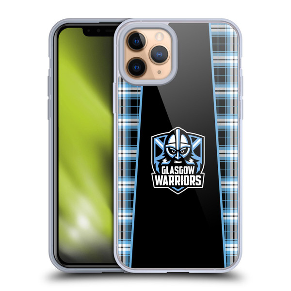 Glasgow Warriors Logo 2 Tartan Soft Gel Case for Apple iPhone 11 Pro