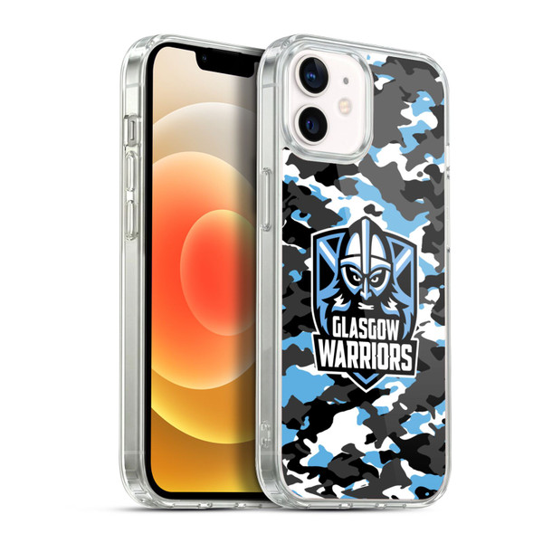 Glasgow Warriors Logo 2 Camouflage Soft Gel Case for Apple iPhone 12 / iPhone 12 Pro & MagSafe