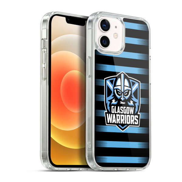 Glasgow Warriors Logo 2 Stripes Soft Gel Case for Apple iPhone 12 / iPhone 12 Pro & MagSafe