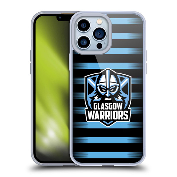 Glasgow Warriors Logo 2 Stripes Soft Gel Case for Apple iPhone 13 Pro Max