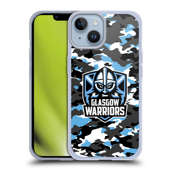 Glasgow Warriors Logo 2 Camouflage Soft Gel Case for Apple iPhone 14