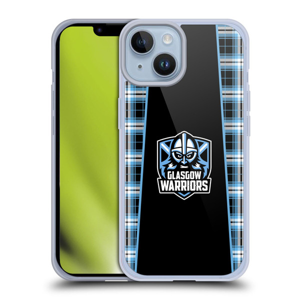Glasgow Warriors Logo 2 Tartan Soft Gel Case for Apple iPhone 14