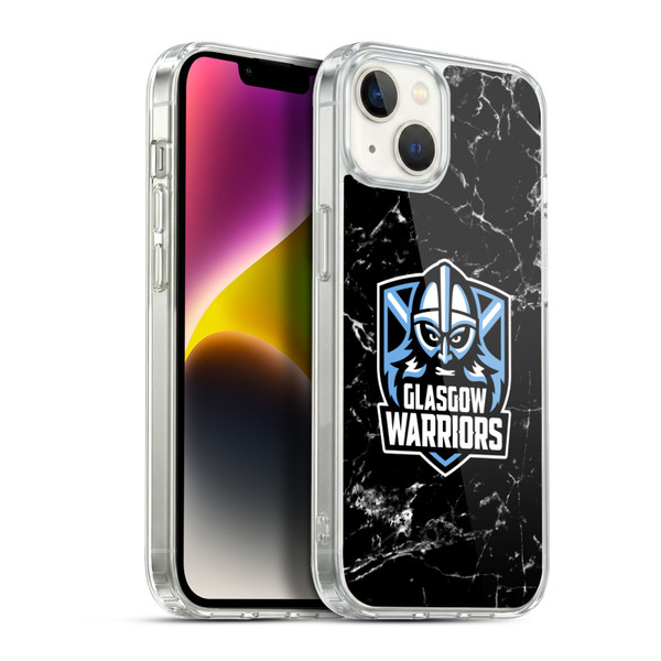 Glasgow Warriors Logo 2 Marble Soft Gel Case for Apple iPhone 14 Plus & MagSafe