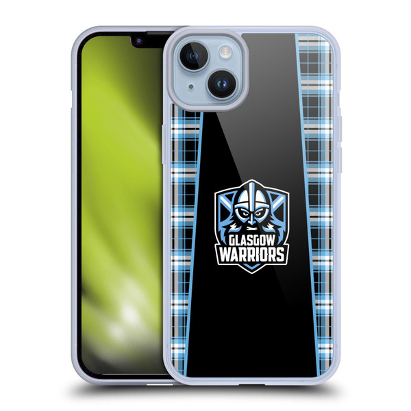 Glasgow Warriors Logo 2 Tartan Soft Gel Case for Apple iPhone 14 Plus