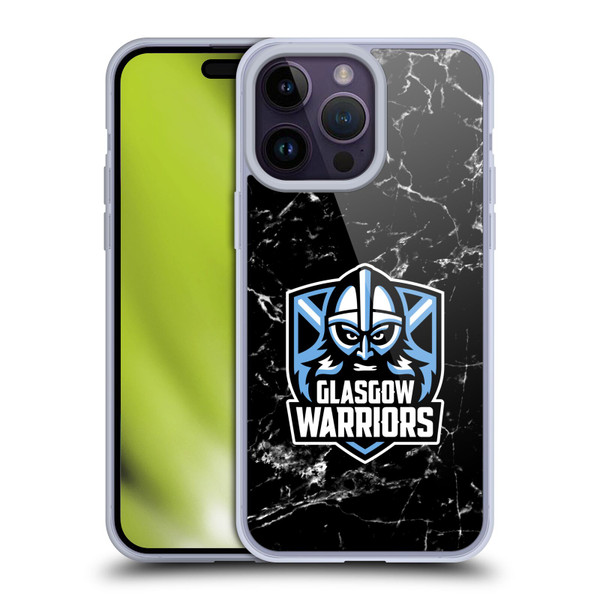Glasgow Warriors Logo 2 Marble Soft Gel Case for Apple iPhone 14 Pro Max