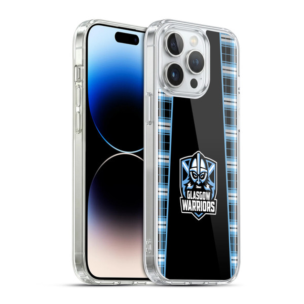 Glasgow Warriors Logo 2 Tartan Soft Gel Case for Apple iPhone 14 Pro Max & MagSafe