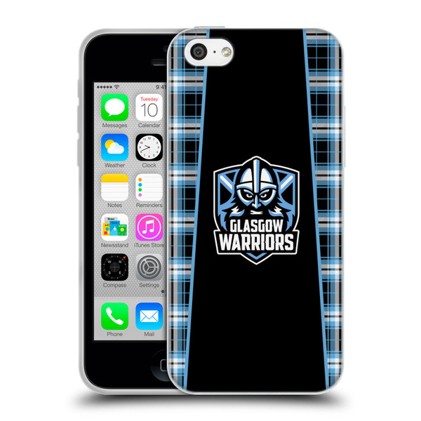 Glasgow Warriors Logo 2 Tartan Soft Gel Case for Apple iPhone 5c