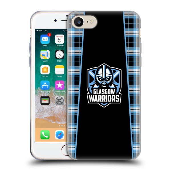 Glasgow Warriors Logo 2 Tartan Soft Gel Case for Apple iPhone 7 / 8 / SE 2020 & 2022