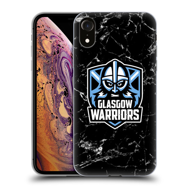 Glasgow Warriors Logo 2 Marble Soft Gel Case for Apple iPhone XR