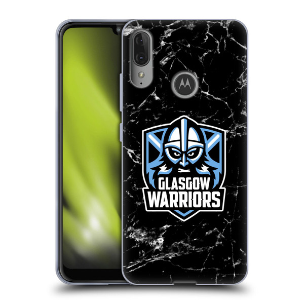 Glasgow Warriors Logo 2 Marble Soft Gel Case for Motorola Moto E6 Plus