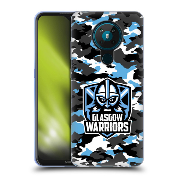 Glasgow Warriors Logo 2 Camouflage Soft Gel Case for Nokia 5.3
