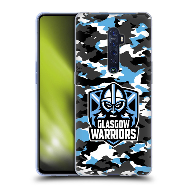 Glasgow Warriors Logo 2 Camouflage Soft Gel Case for OPPO Reno 2