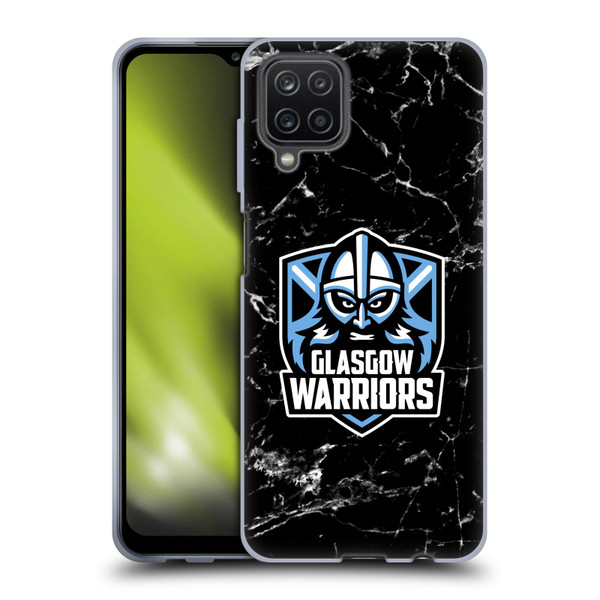 Glasgow Warriors Logo 2 Marble Soft Gel Case for Samsung Galaxy A12 (2020)