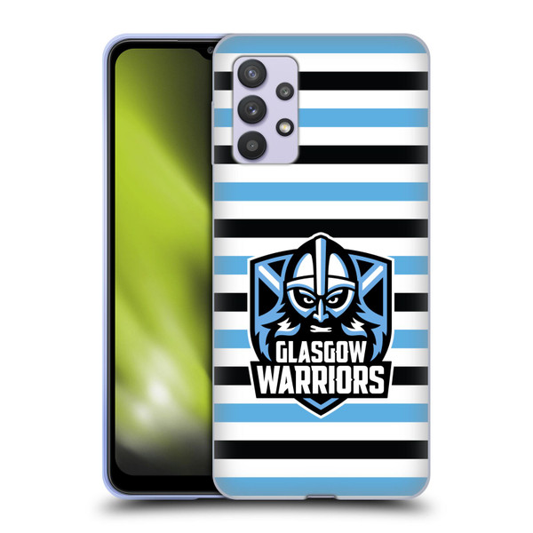Glasgow Warriors Logo 2 Stripes 2 Soft Gel Case for Samsung Galaxy A32 5G / M32 5G (2021)