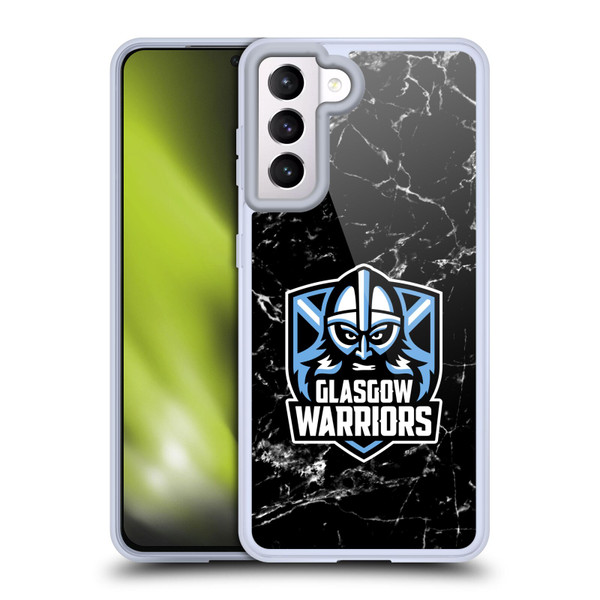 Glasgow Warriors Logo 2 Marble Soft Gel Case for Samsung Galaxy S21 5G