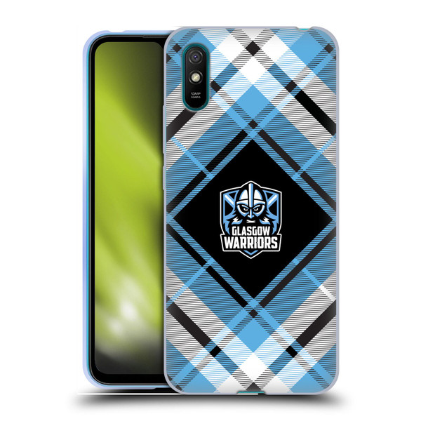 Glasgow Warriors Logo 2 Diagonal Tartan Soft Gel Case for Xiaomi Redmi 9A / Redmi 9AT
