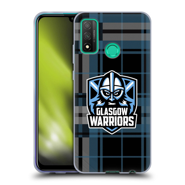 Glasgow Warriors Logo Tartan Soft Gel Case for Huawei P Smart (2020)