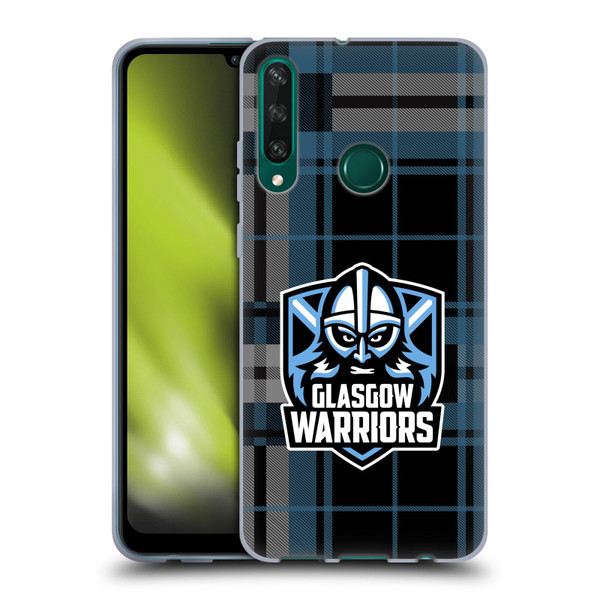 Glasgow Warriors Logo Tartan Soft Gel Case for Huawei Y6p