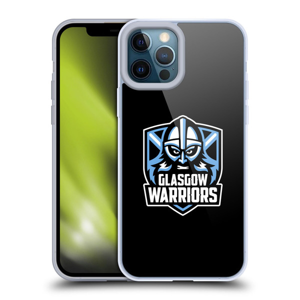 Glasgow Warriors Logo Plain Black Soft Gel Case for Apple iPhone 12 Pro Max
