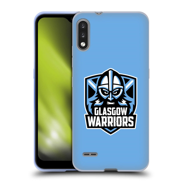 Glasgow Warriors Logo Plain Blue Soft Gel Case for LG K22