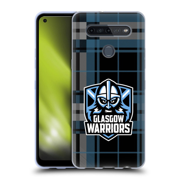 Glasgow Warriors Logo Tartan Soft Gel Case for LG K51S