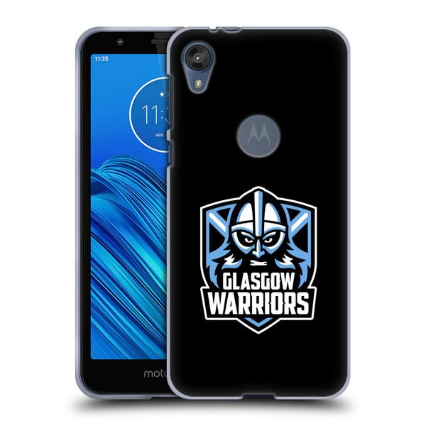 Glasgow Warriors Logo Plain Black Soft Gel Case for Motorola Moto E6