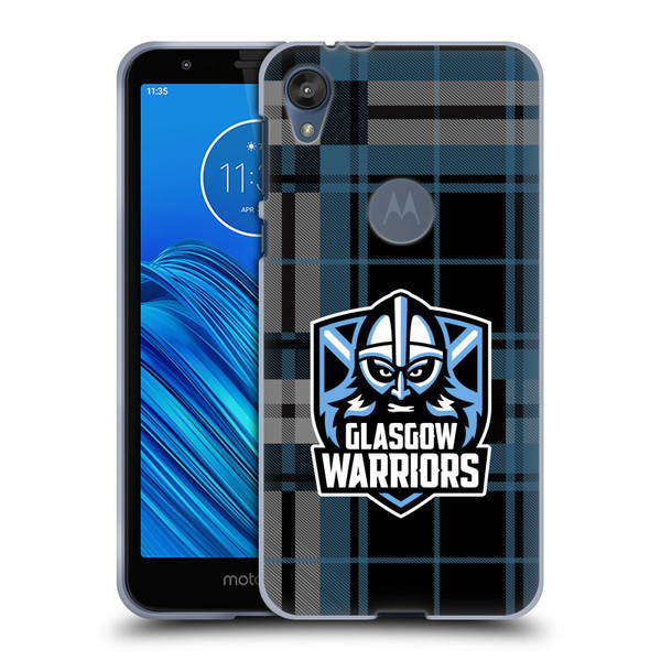 Glasgow Warriors Logo Tartan Soft Gel Case for Motorola Moto E6