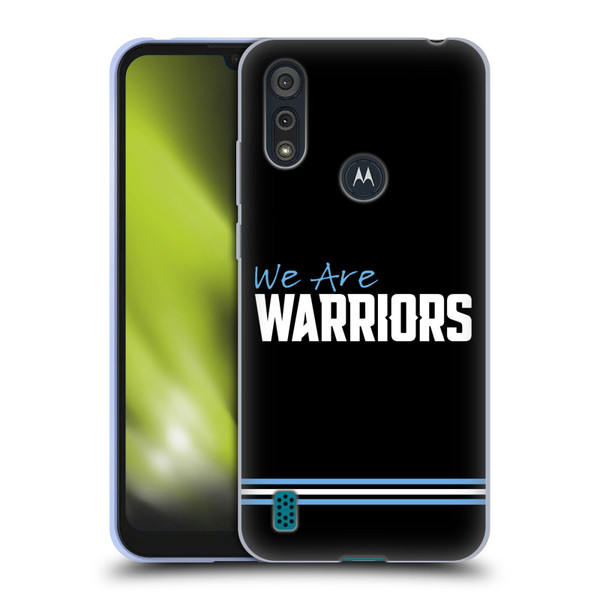 Glasgow Warriors Logo We Are Warriors Soft Gel Case for Motorola Moto E6s (2020)